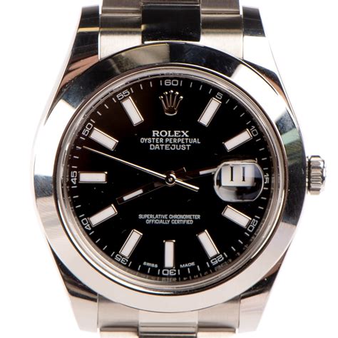 rolex date stainless steel.